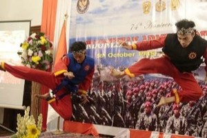 Atraksi Silat Warnai HUT TNI ke-74 di Mesir